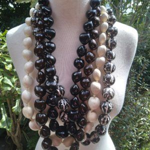 NEW Kukui Nut Lei Necklace Hawaiian Wedding Luau Graduation – Basic Colors